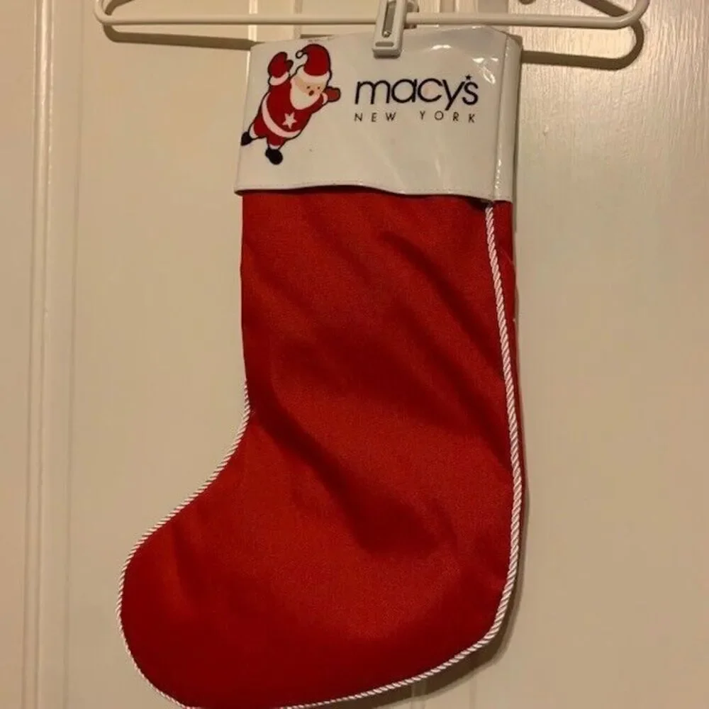 MACY'S NEW YORK CHRISTMAS STOCKING NWT